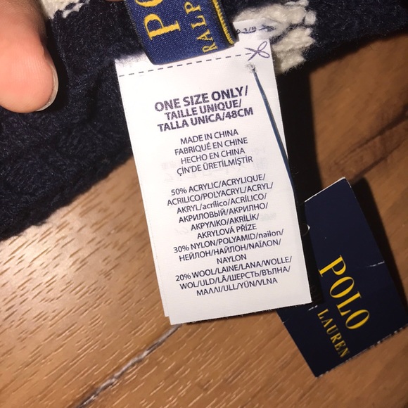 NWT POLO BY RALPH LAUREN BEANIE - Picture 8 of 8
